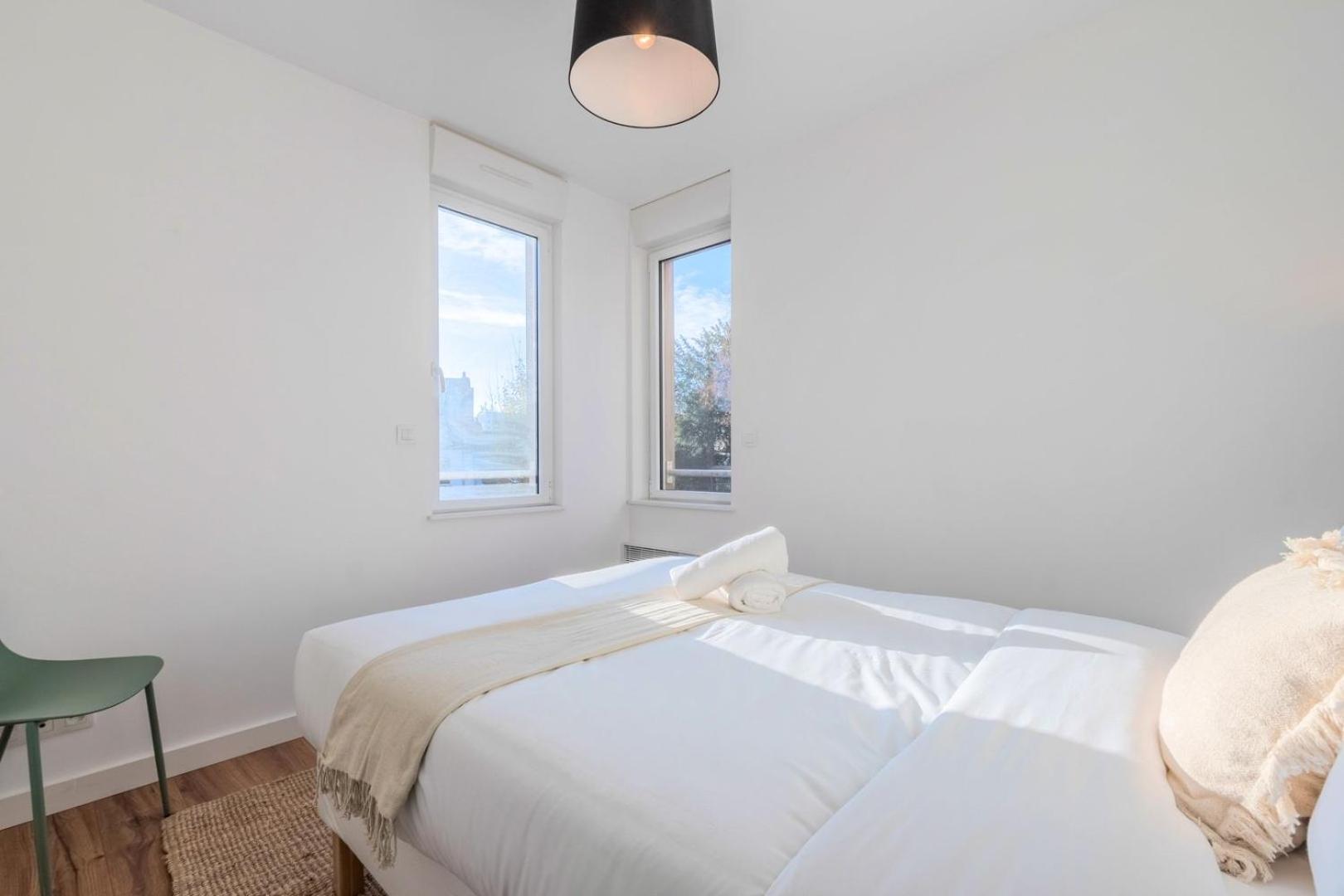 Modern, Quiet 3-Bedroom Apartment With Parking Marcq-en-Baroeul Exterior foto