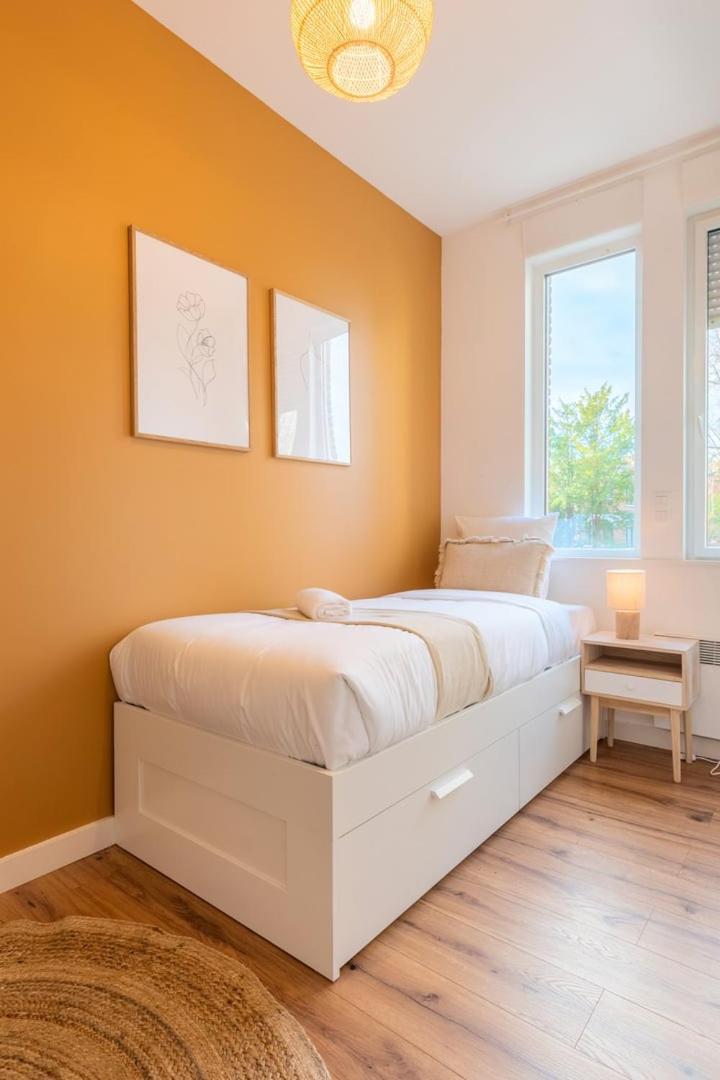 Modern, Quiet 3-Bedroom Apartment With Parking Marcq-en-Baroeul Exterior foto