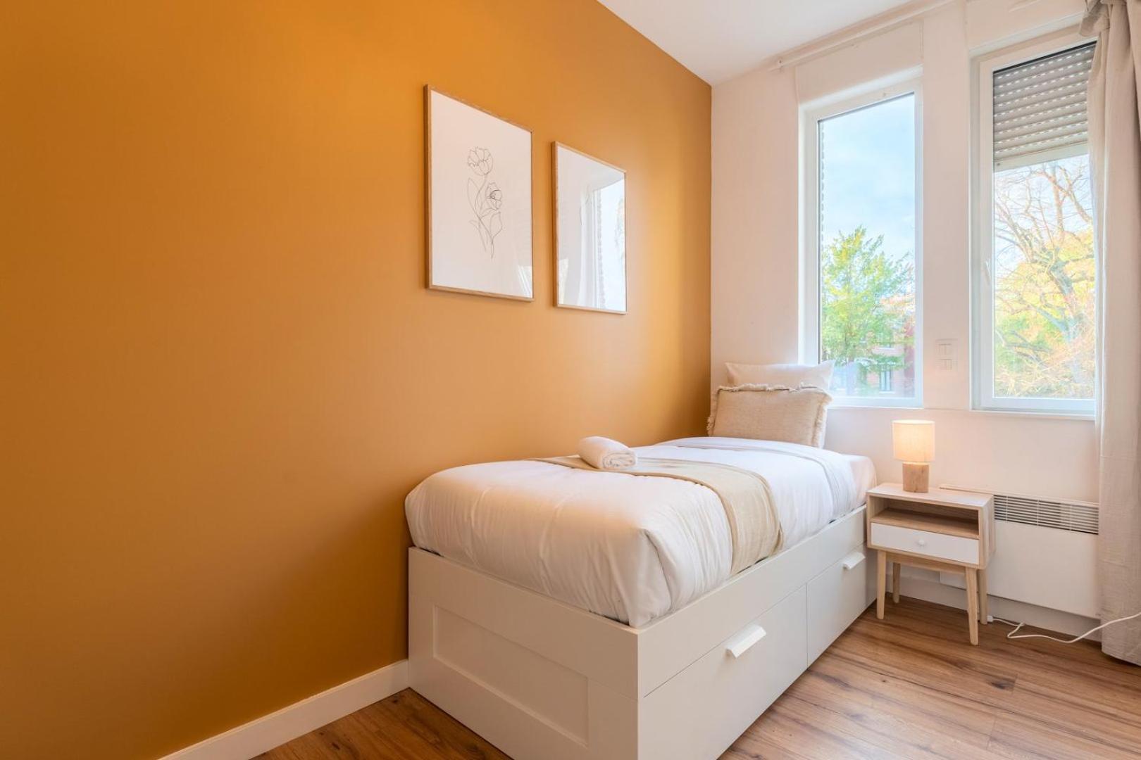 Modern, Quiet 3-Bedroom Apartment With Parking Marcq-en-Baroeul Exterior foto